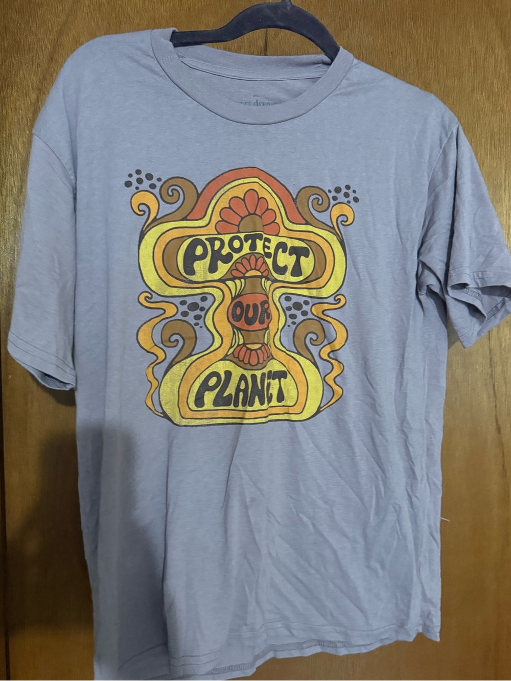 Protect Our Planet Graphic Tee - Light Purple